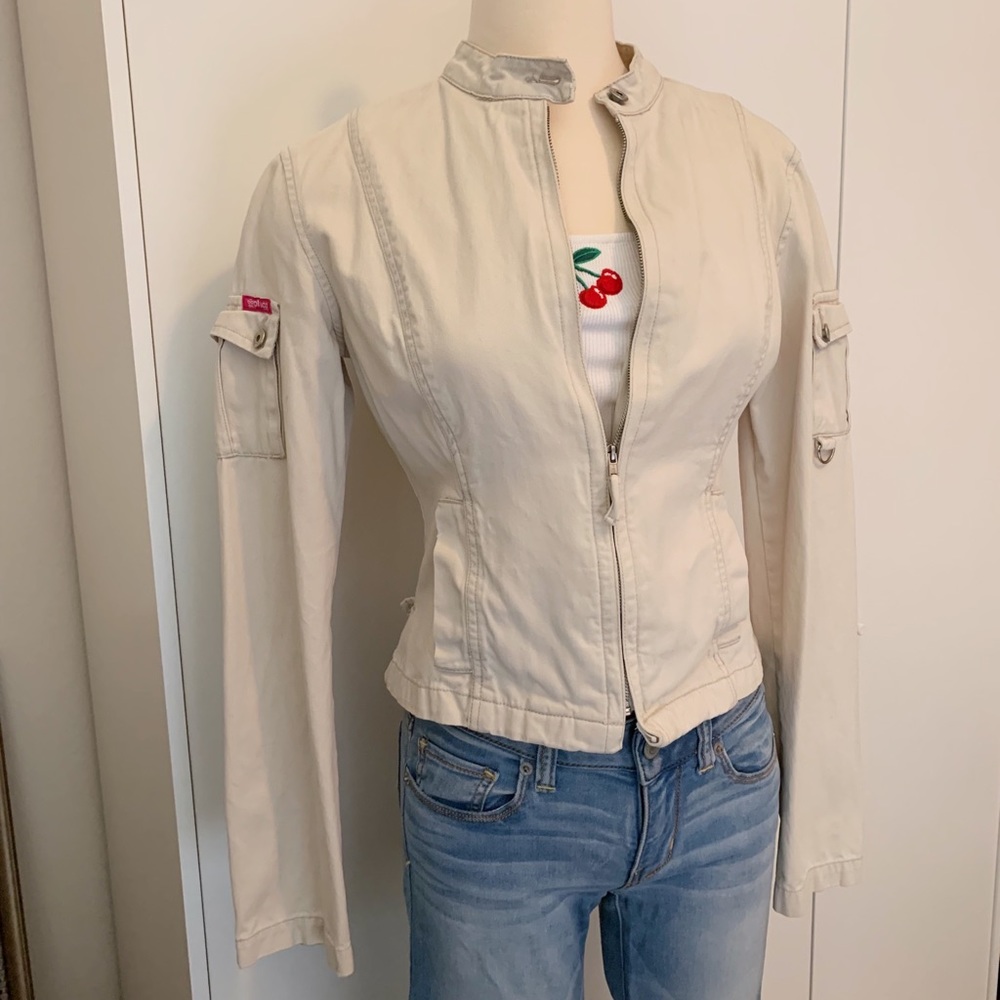 Y2K Plugg Cargo Jacket